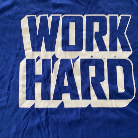 “ Work Hard “ Men’s Top Size XL by The Children’s Place Rare NWT place - Picture 2 of 3